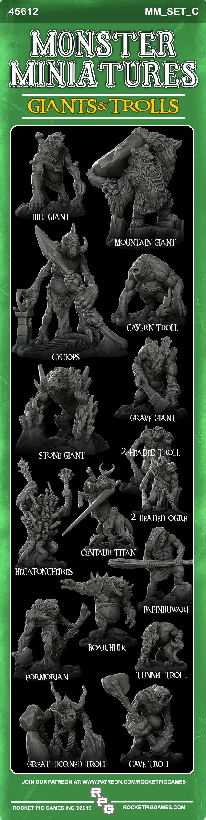 GIANTS & TROLLS COLLECTION - Miniatures | All Sizes | Dungeons and Dragons | Pathfinder | War Gaming