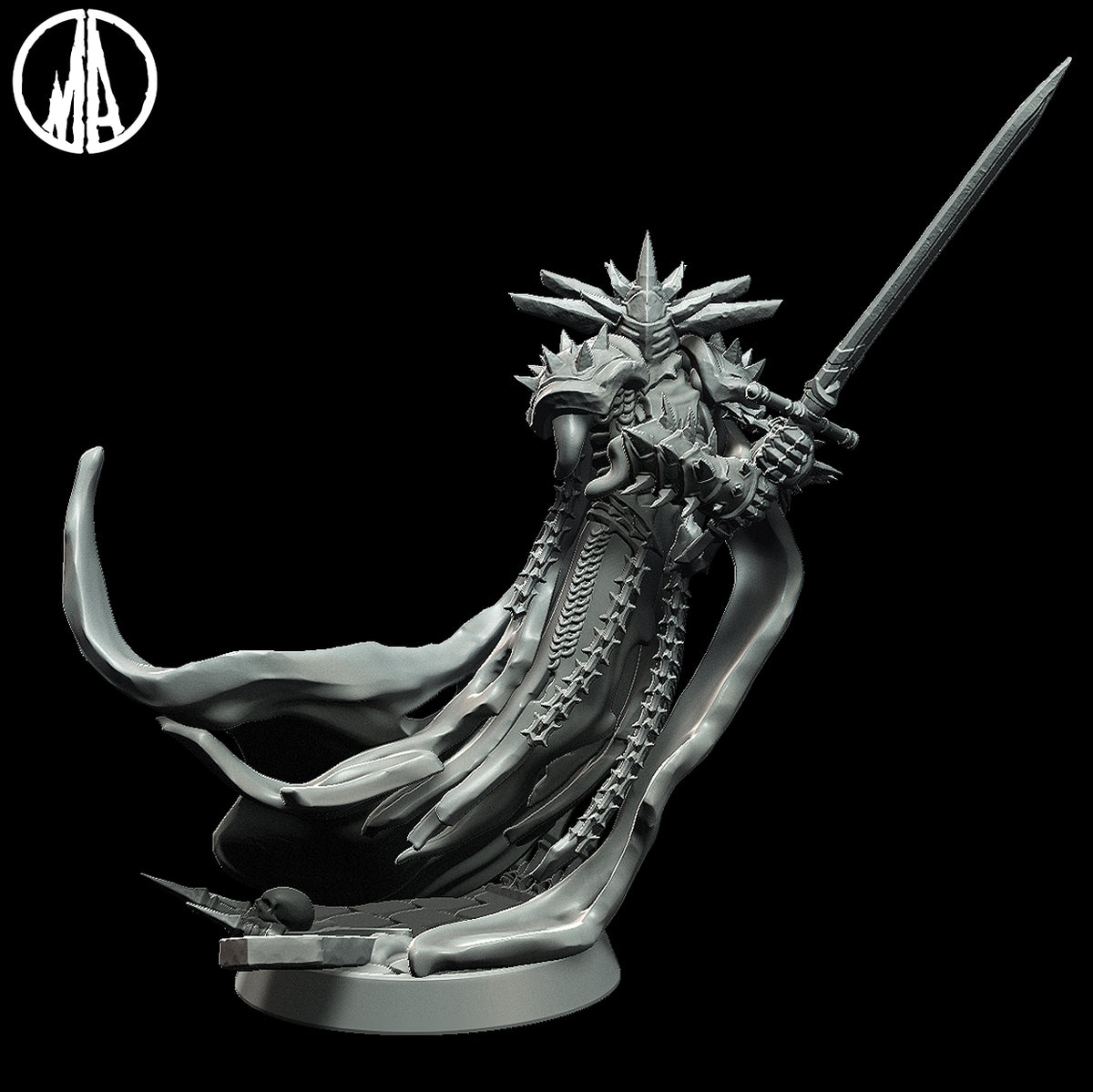 Vile Knight | 32mm Scale Resin Model | From the Lost Souls Collection