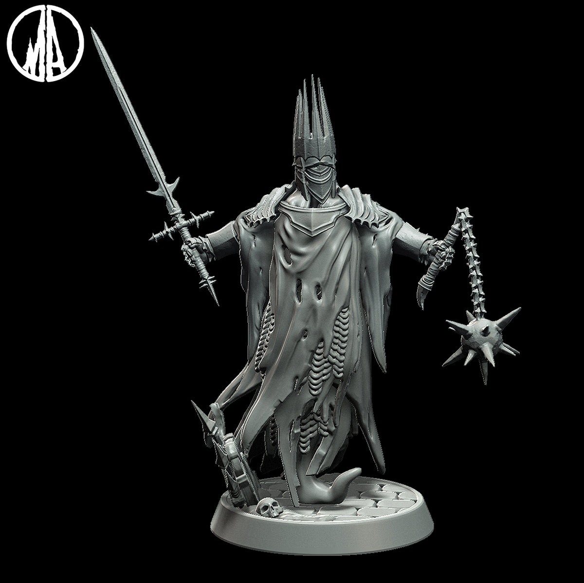 Wraith King | 32mm Scale Resin Model | From the Lost Souls Collection